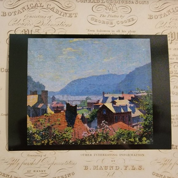 Vintage Pack of 18 Postcards - Harpers Ferry Paintings - Picture 7 of 16
